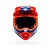 KASK MOTOCYKLOWY BELL MX-10 MIPS WAVE ORANGE BLUE M